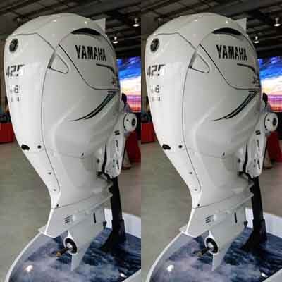 Yamaha 425 hp outboard motor 25 shaft